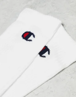 Gifts*Champion Crew Socks In 3 Pack White