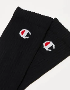 Gifts*Champion Crew Socks In 3 Pack Black