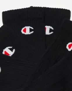 Gifts*Champion Crew Socks In 3 Pack Black