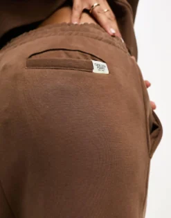 Tracksuits & Joggers*Chelsea Peers Mix&Match Wide Leg Joggers In Brown Chocolate Brown