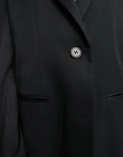 Suits & Tailoring*Collusion Oversized Woven Blazer With Pockets In Black