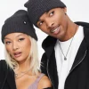 Beanies*Collusion Unisex Beanie In Charcoal
