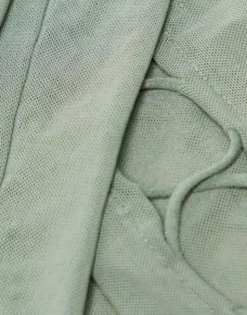 Gloves*Collusion Unisex Long Sleeve Fingerless Gloves In Mesh Grey