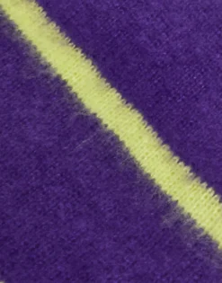 Scarves*Collusion Unisex Oversized Stripe Scarf In Purple