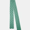 Scarves*Collusion Unisex Skinny Scarf In Green Tie Dye Mid Green