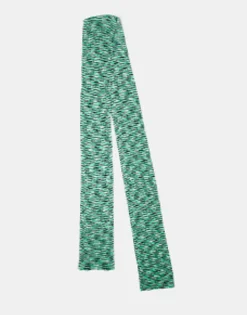 Scarves*Collusion Unisex Skinny Scarf In Green Tie Dye Mid Green