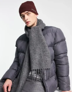 Beanies*Columbia Watch Cap Ribbed Beanie In Burgundy