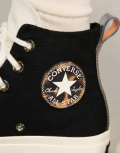 Sportswear*Converse Chuck Taylor All Star Lift In With Animal Print Detailing Black