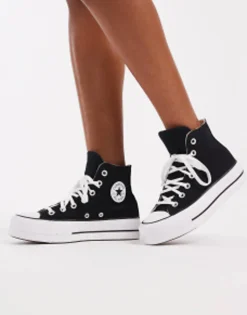 Sportswear*Converse Chuck Taylor All Star Lift Platform Hi Trainers In Black
