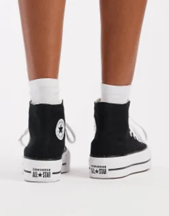 Sportswear*Converse Chuck Taylor All Star Lift Platform Hi Trainers In Black