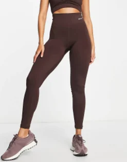 Trousers & Leggings*Daisy Street Active Distorted Geo High Waisted Leggings In Brown