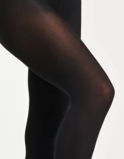 Socks & Tights*DESIGN 2 Pack 120 Denier Tights In Black