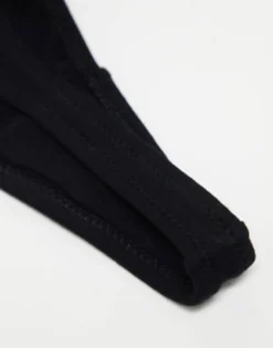Multipacks*DESIGN 3 Pack Basic Cotton Tanga Thongs In Black