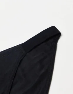 Multipacks*DESIGN 3 Pack Brief In Cotton Tanga In Black