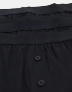 Underwear*DESIGN 3 Pack Jersey Boxers In Black