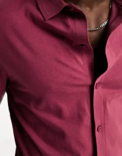 Polo Shirts*DESIGN 2 Pack Jersey Shirts In Ecru And Maroon Maroon/Crm