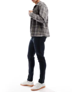 Trousers & Chinos*DESIGN 2 Pack Skinny Chinos In Black And Navy Multi