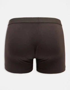 Underwear*DESIGN 5 Pack Trunks In Multiple Colours Beige