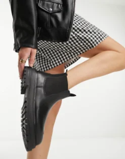Chelsea Boots*DESIGN Appreciate Leather Chelsea Boots In Black