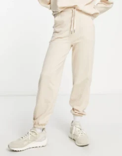 Tracksuits & Joggers*DESIGN Basic Slim Jogger In Oatmeal Marl