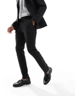 Suits & Tailoring*DESIGN Black Skinny Suit