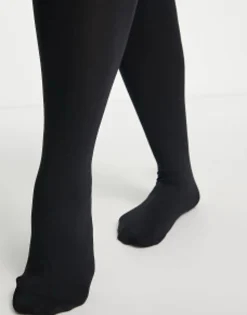 Socks & Tights*Curve Design 90 Denier Super Stretch Improved Fit Tights In Black