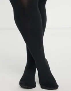 Socks & Tights*Curve Design 2 Pack 90 Denier Super Stretch Tights In Black