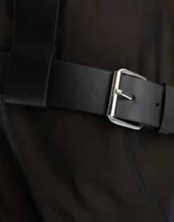 Belts*DESIGN Faux Leather Body Harness In Black