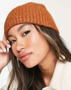 Hats*DESIGN Fisherman Beanie In Tobacco Tabacco