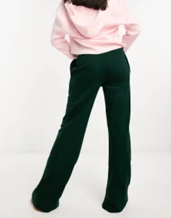 Tracksuits & Joggers*DESIGN Flared Jogger In Forest Green