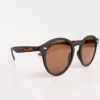 Sunglasses*DESIGN Frame Round Sunglasses In With Tortoiseshell Detail Black