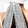 Hair Accessories*DESIGN Hairband With Lace Bow Detail In White