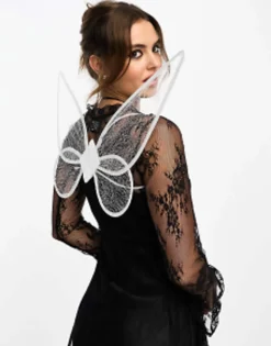 Hair Accessories*DESIGN Halloween Angel Wings White