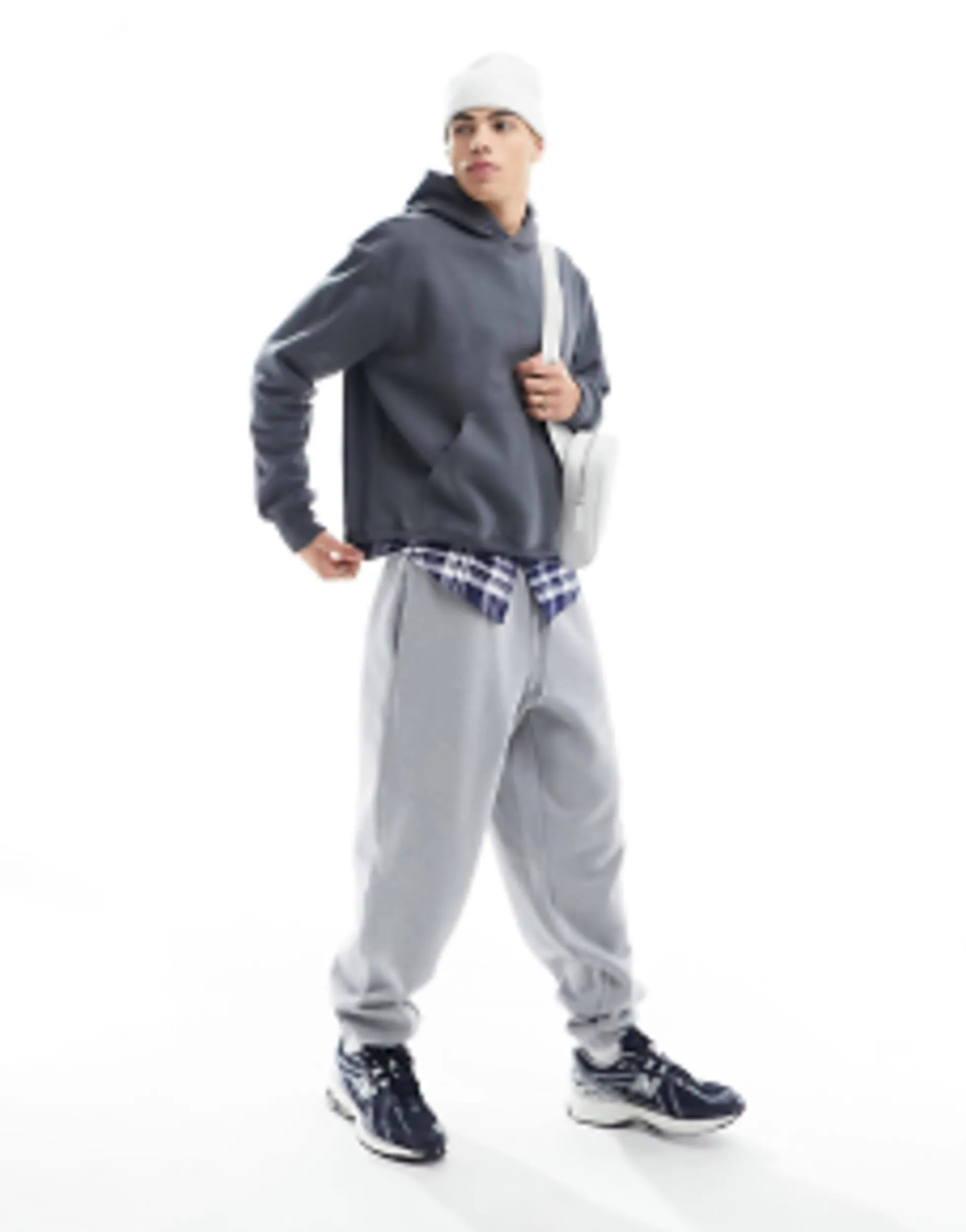 Tracksuits*DESIGN Heavyweight Mix & Match Set In Washed Black