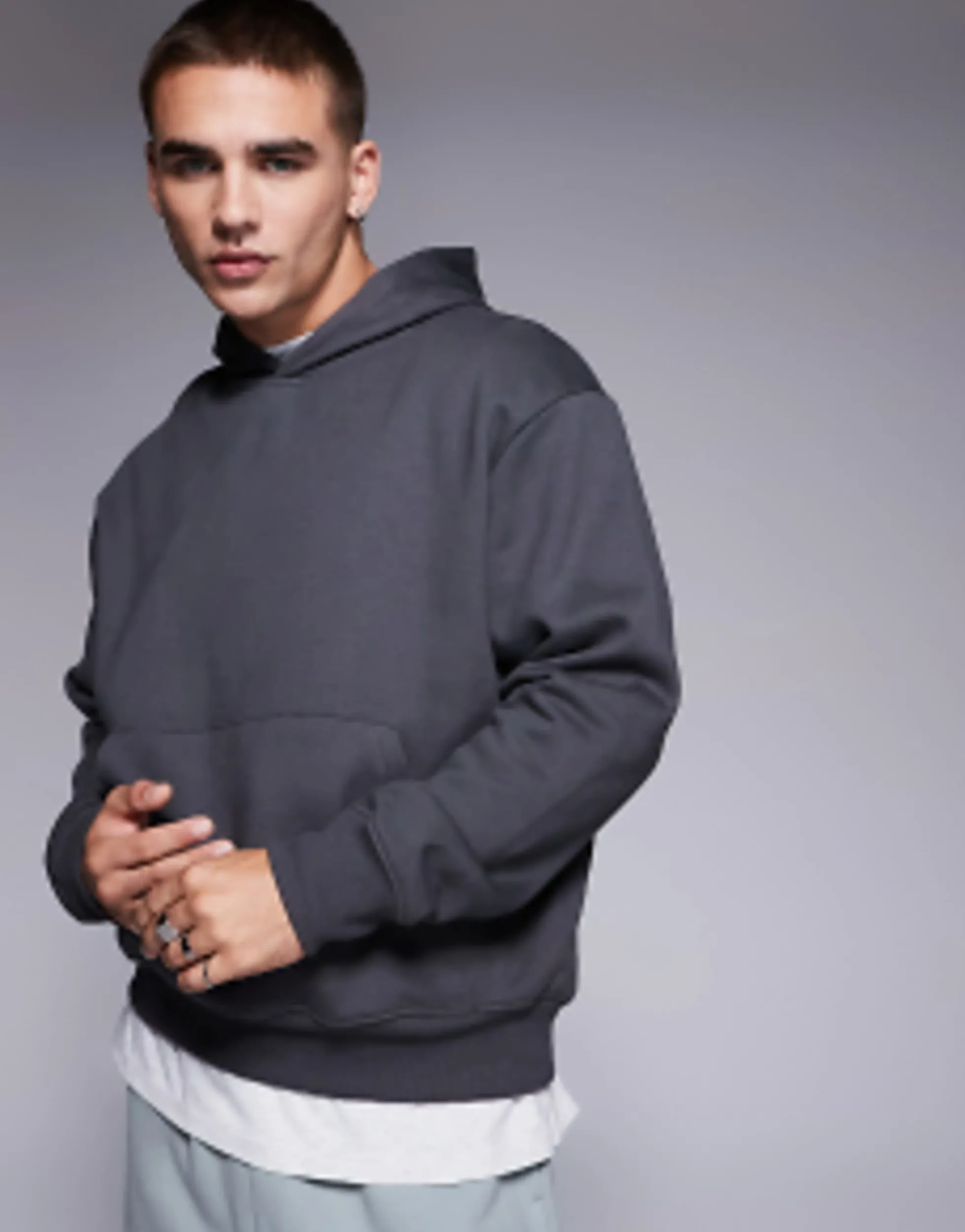 Tracksuits*DESIGN Heavyweight Mix & Match Set In Washed Black