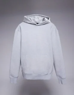 Tracksuits*DESIGN Heavyweight Oversized Hoodie In Grey Marl