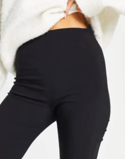 Suits & Tailoring*DESIGN High Waist Trousers Skinny Fit In Black
