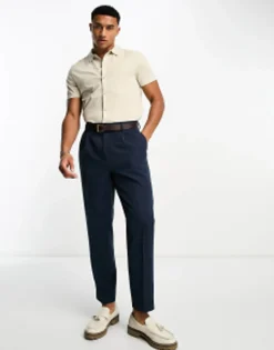Polo Shirts*DESIGN Jersey Shirt In Beige Pelican