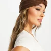 Hair Accessories*DESIGN Knot Front Headband In In Brown Chocolate