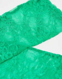 Gloves*DESIGN Lace Gloves In Green