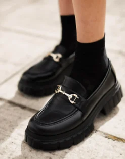 Loafers*DESIGN Magnus Chunky Loafers In Black