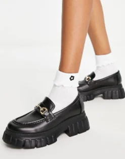 Loafers*DESIGN Magnus Chunky Loafers In Black