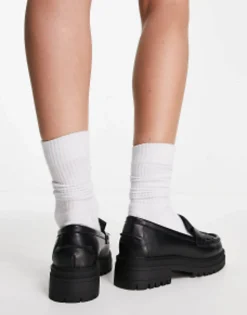Loafers*DESIGN Melon Chunky Loafers In Black