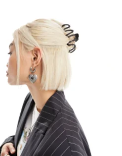 Hair Accessories*DESIGN Metal Hair Clip Claw In Black
