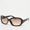 Sunglasses*DESIGN Mid Square Wrap Sunglasses In Brown