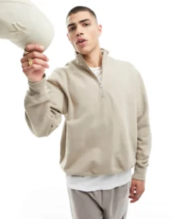 Tracksuits*DESIGN Mix & Match Heavyweight Set In Beige