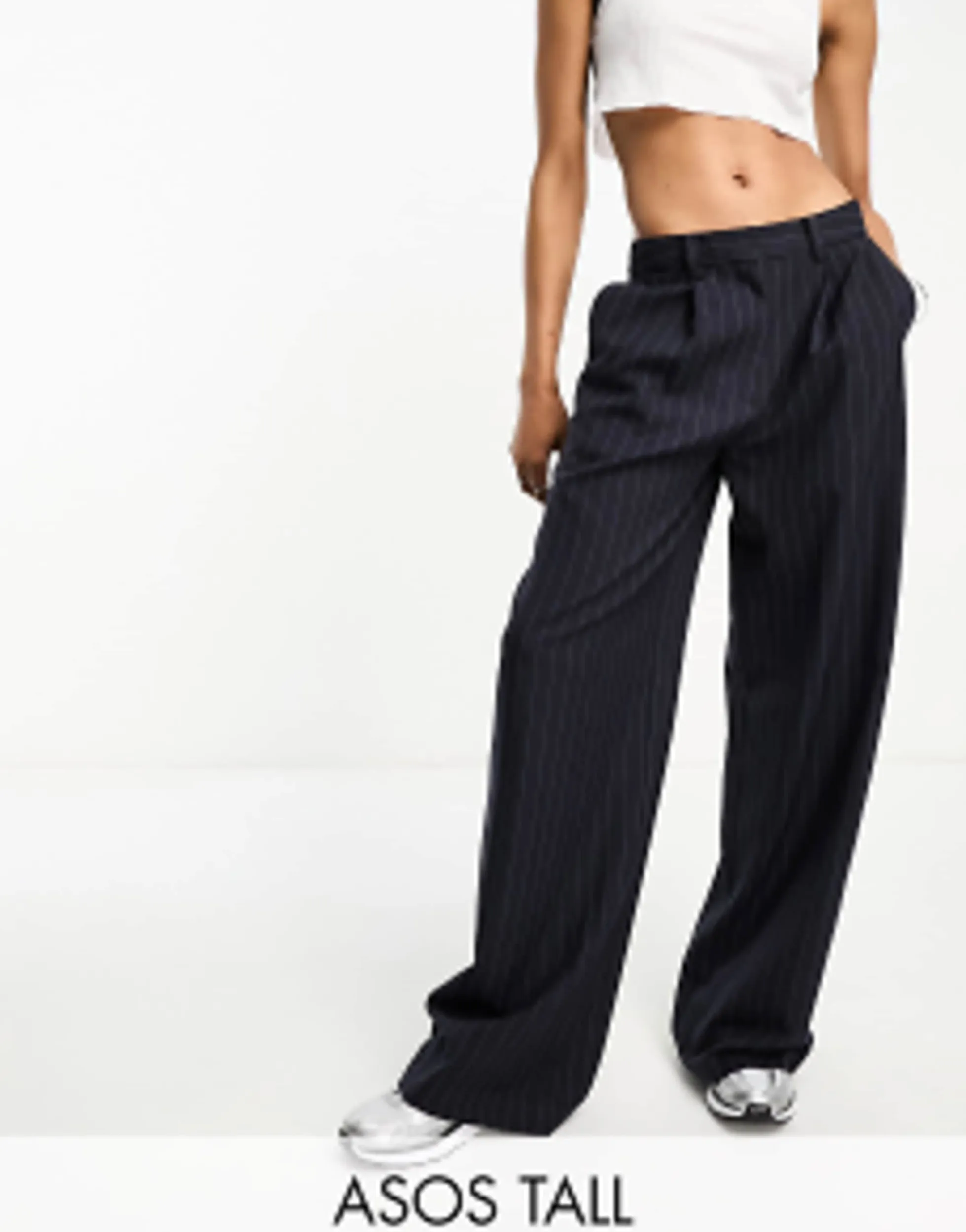 Suits & Tailoring*DESIGN Mix & Match In Navy Pinstripe