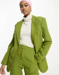 Suits & Tailoring*DESIGN Mix & Match Suit In Moss