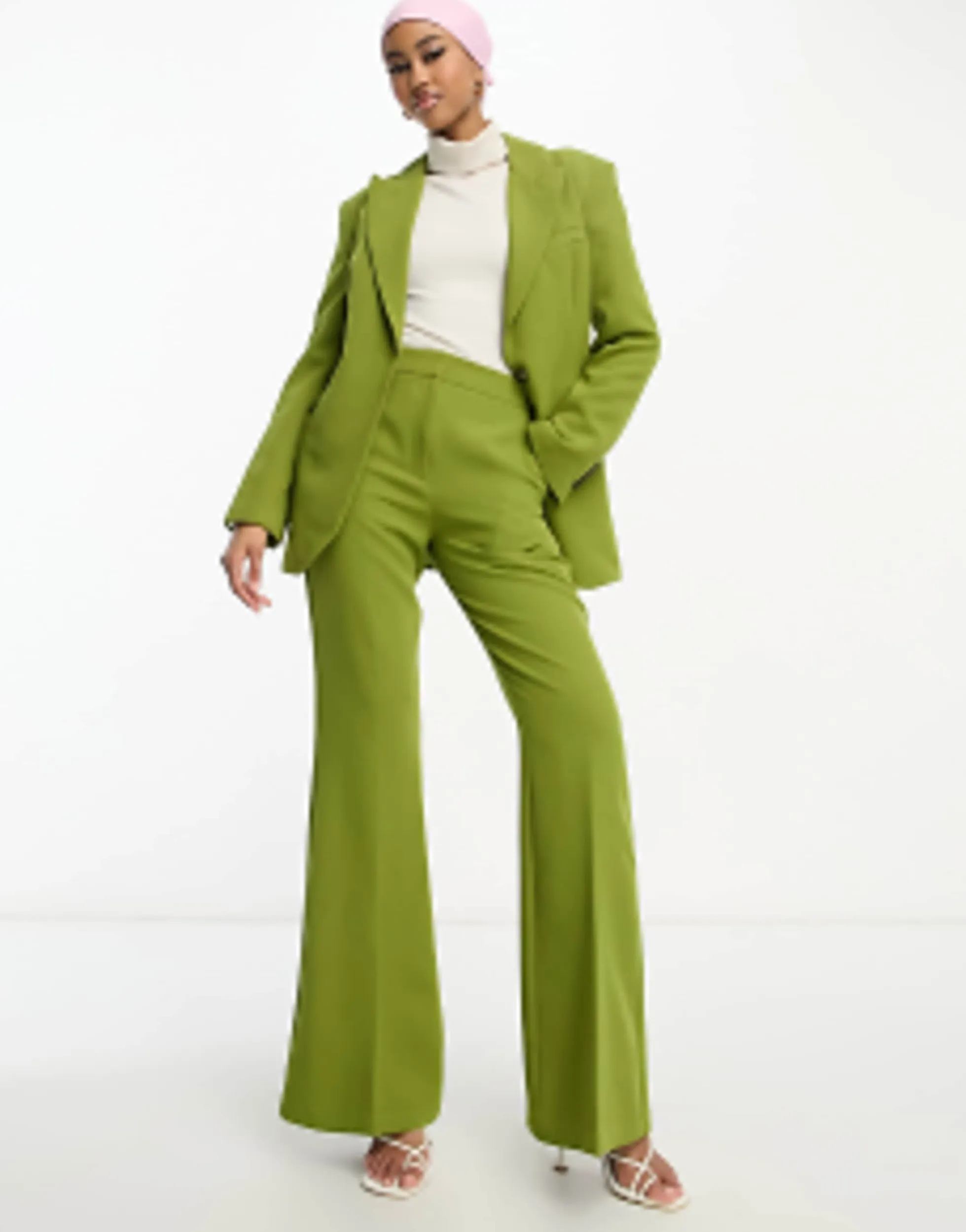 Suits & Tailoring*DESIGN Mix & Match Suit In Moss