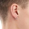 Gifts*DESIGN 9Mm Hoop Earrings In Real Plate Silver